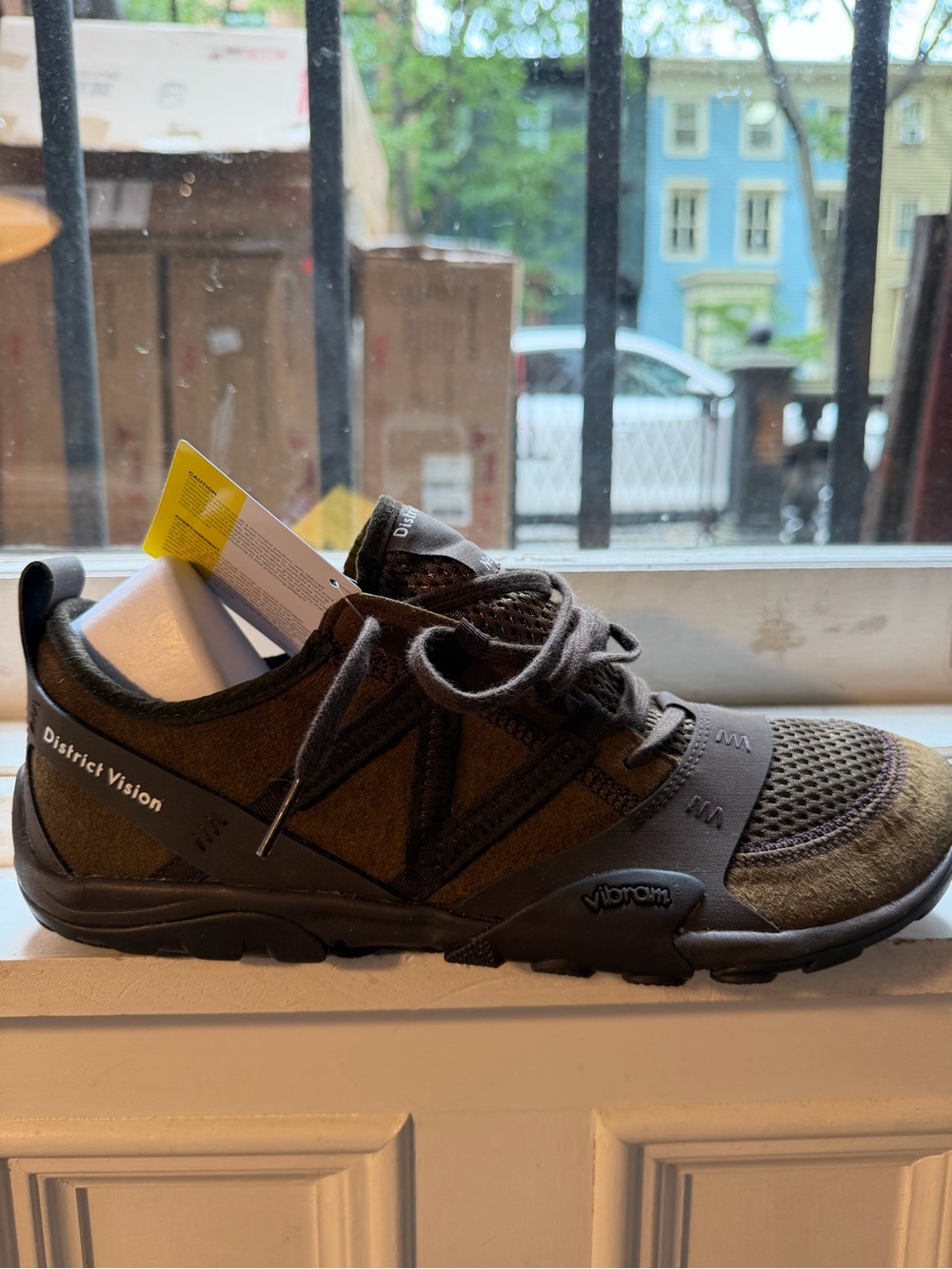 District Vision x New Balance MT10O Men's Brown Lightweight Trainer